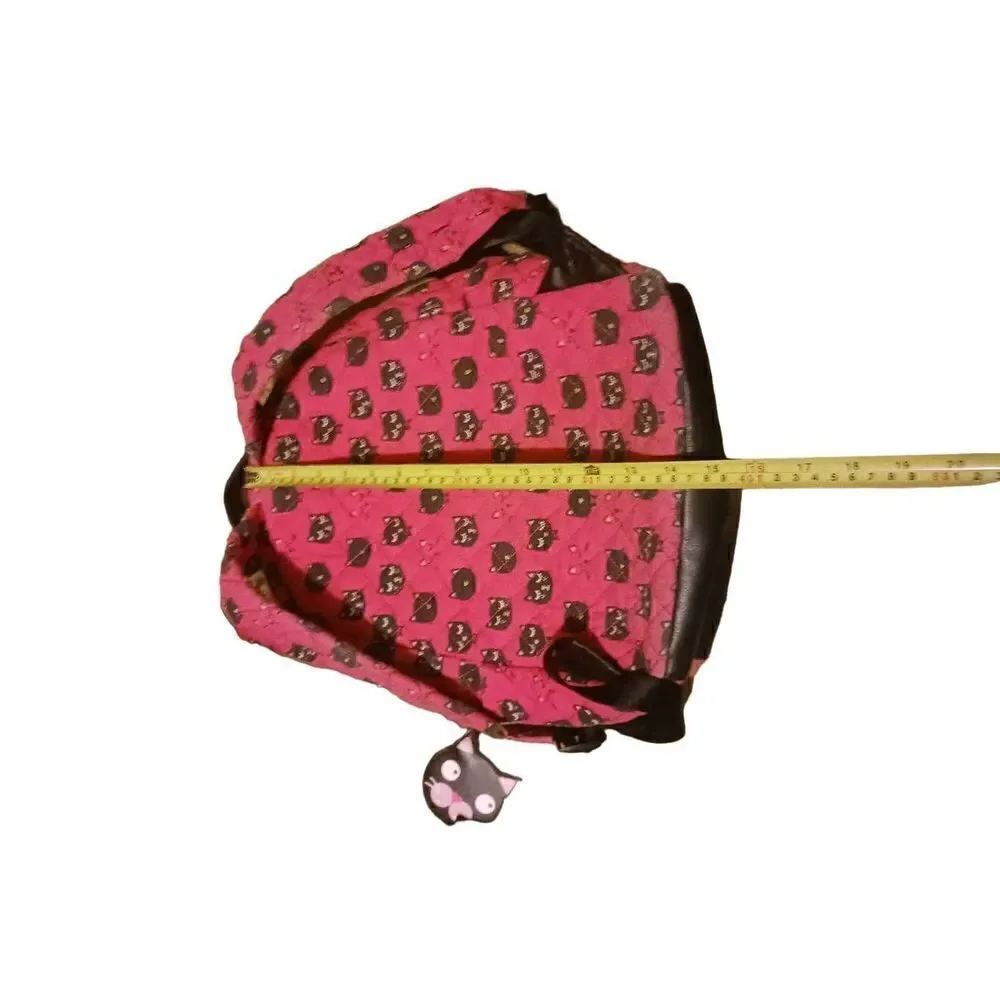 Betsy Johnson black cat backpack